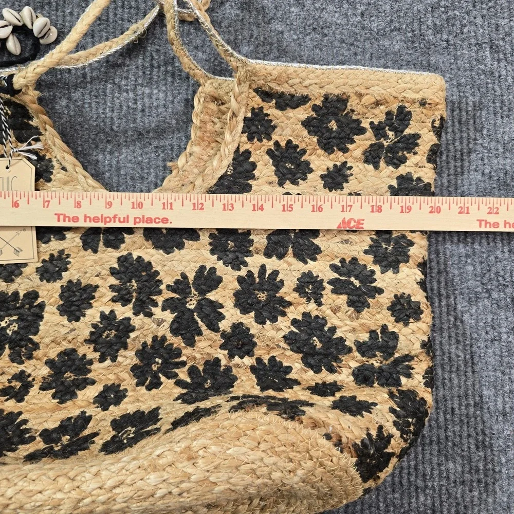 Twig And Arrow Woven Tote Bag‎ NWT